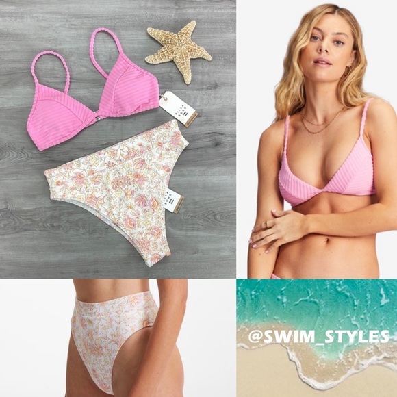 ☀️BILLABONG☀️ IN THE LOOP CHARLIE Day Dreamin Rise Bikini SET